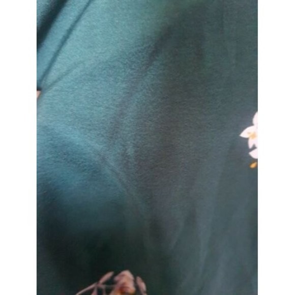 Influence Dress Floral Size10 Green High Low Flowy Womens V Neckline Asymmetric - Picture 12 of 12